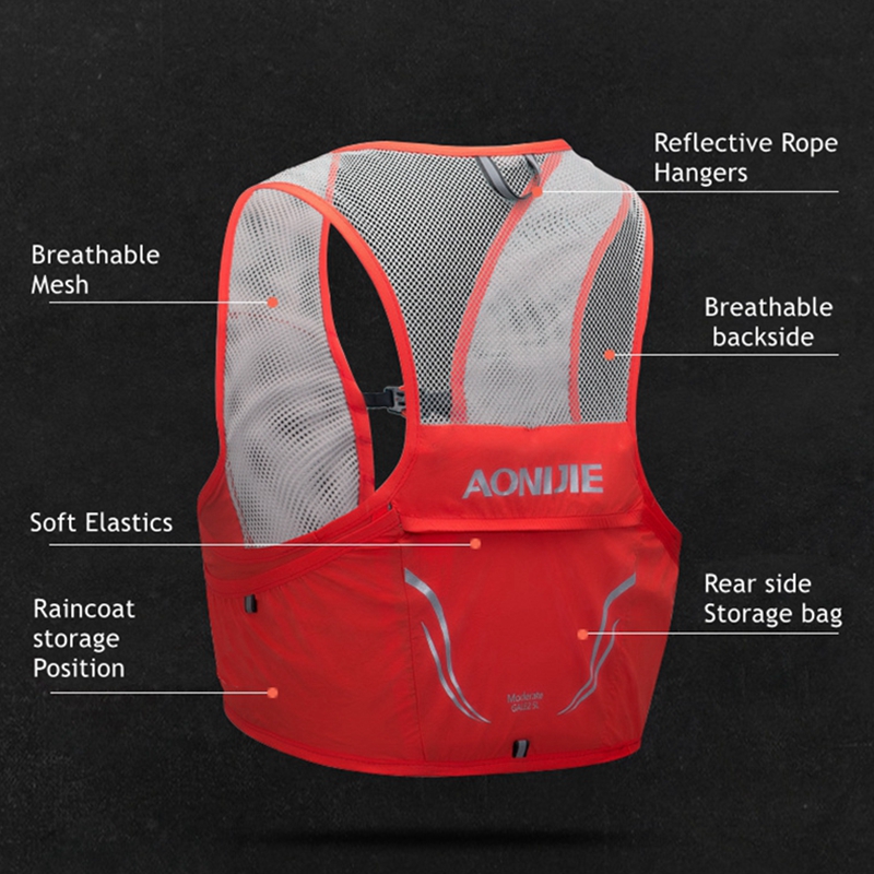 AONIJIE C932น้ำหนักเบากระเป๋าเ - Hydration Vest บทวิจารณ์และราคา