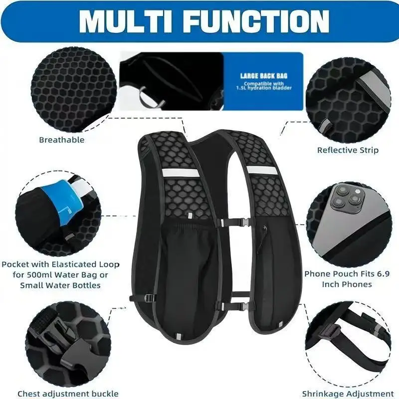 เสื้อกั๊กสำหรับใส่ออกกำลังกายแ - Hydration Vest บทวิจารณ์และราคา