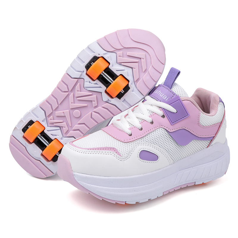 รองเท้าสเก็ตสำหรับเด็ก 4 ล้อ ร - Running Shoes Women บทวิจารณ์และราคา