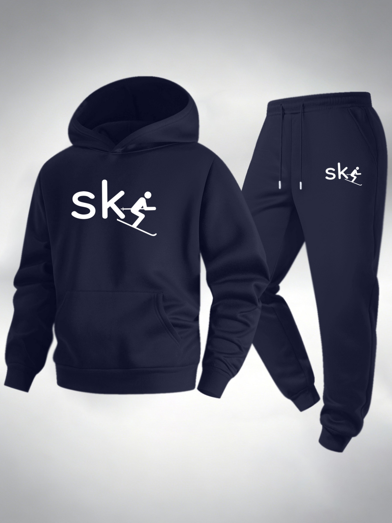 ชุดวอร์มผู้ชาย 2 ชิ้น เสื้อฮู้ - Joggers Pants บทวิจารณ์และราคา