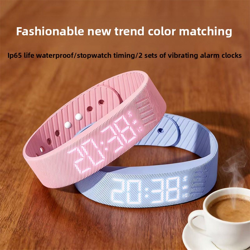 นาฬิกาปลุกดิจิตอล LED สายซิลิโ - Running Watch บทวิจารณ์และราคา
